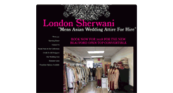 Desktop Screenshot of londonsherwani.co.uk